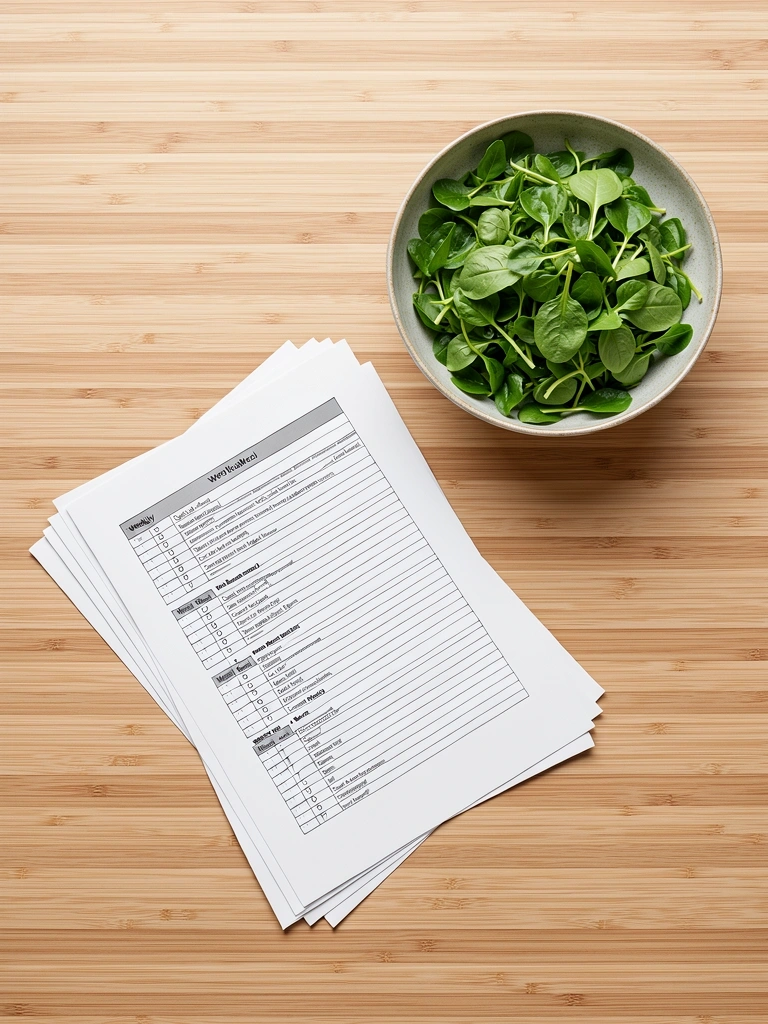 Ingrediente proaspete și planificare nutrițională